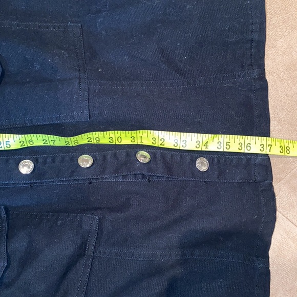 NWOT sexy black button up jean jacket/dress - Picture 7 of 7